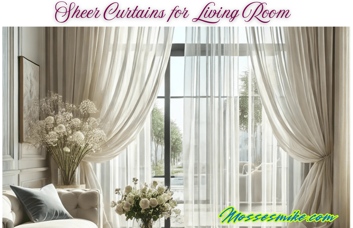 Sheer Curtains for Living Room