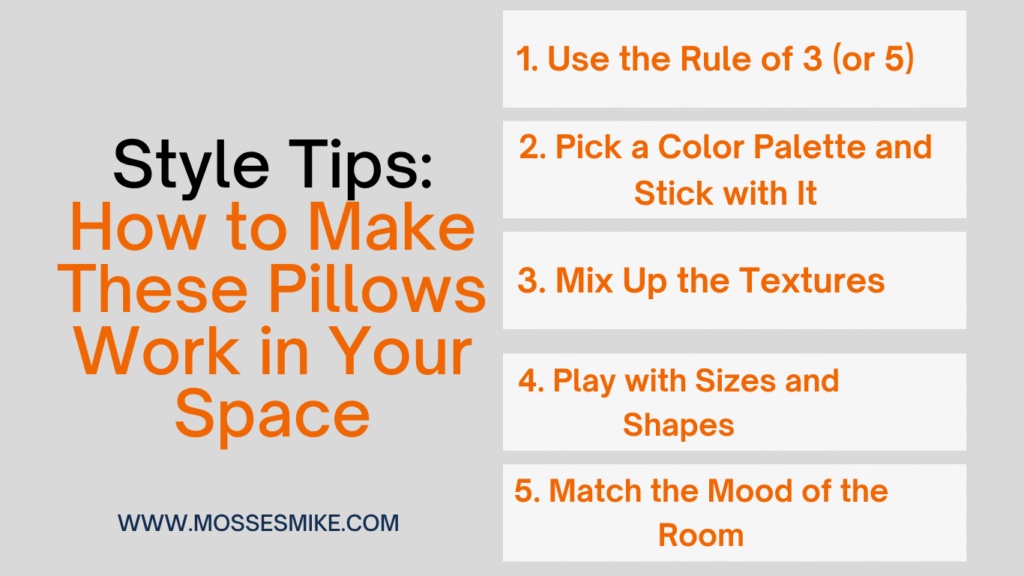 Style Tips: How to Make These Pillows Work in Your Space