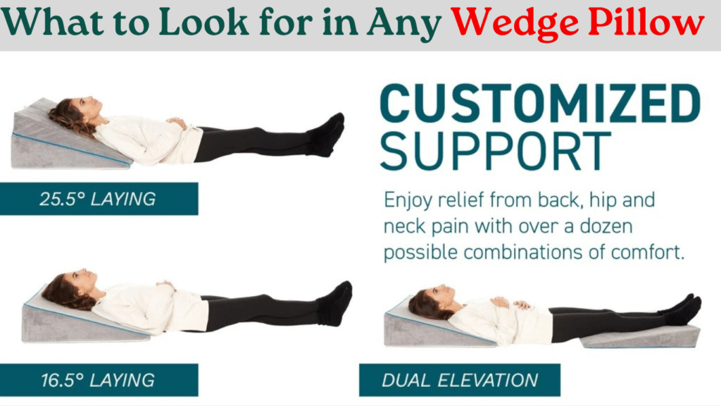 What to Look for in Any Wedge Pillow