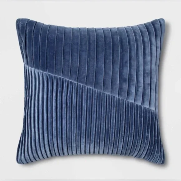 Project 62 Pleated Velvet Square Throw Pillow